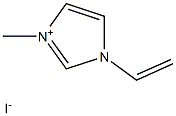 1-乙烯基-3-甲基咪唑碘盐 结构式