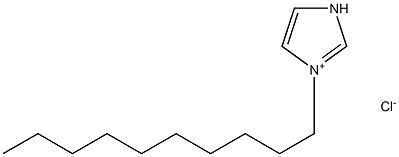 1-癸基咪唑氯盐 结构式