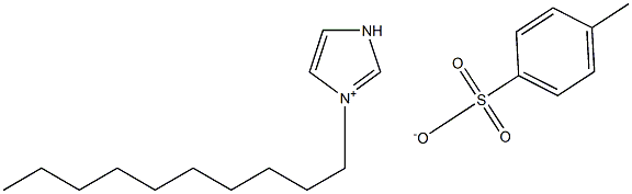 1-癸基咪唑对甲苯磺酸盐 结构式