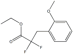 ETHYL 2,2-DIFLUORO-3-(2-METHOXYPHENYL)PROPANOATE 结构式