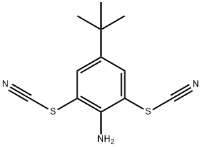 4-tert-Butyl-2,6-bis-thiocyanato-phenylaMine 结构式