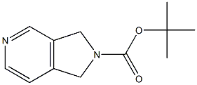 tert-butyl 1H-pyrrolo[3,4-c]pyridine-2(3H)-carboxylate 结构式