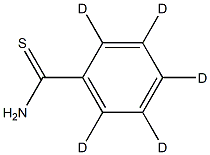 ThiobenzaMide--d5 结构式