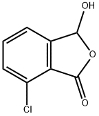 7-氯-3-羟基异苯并呋喃-1(3H)-酮 结构式