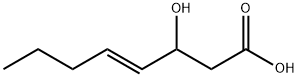 trans-3-Hydroxyoct-4-enoic acid 结构式