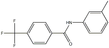 N-(3-甲基苯)-4-(三氟甲基)苯甲酰胺,97% 结构式