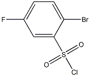 2-溴-5-氟苯磺酰氯 结构式