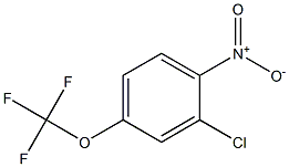 2-氯-4-三氟甲氧基硝基苯 结构式