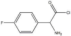 2-aMino-2-(4-fluorophenyl)acetyl chloride 结构式