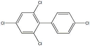 2.4.4'.6-Tetrachlorobiphenyl Solution 结构式