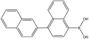 4-(2-萘)-1-萘硼酸 结构式