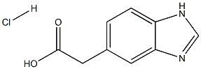 2-(1H-benzo[d]iMidazol-5-yl)acetic acid hydrochloride 结构式