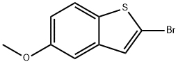 2-溴-5-甲氧基苯并噻吩 结构式