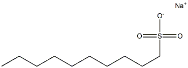 1-Decanesulfonic acid sodium salt for HPLC 结构式