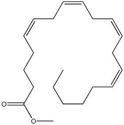 Arachidonic acid methyl ester (90%) 结构式