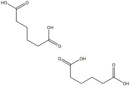 Hexanedioic acid (Adipic acid) 结构式