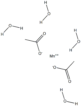 Manganese acetate tetrahydrate, 99.999% 结构式