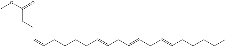 cis-4,10-13,16-Docosatetraenoic Acid methyl ester 结构式