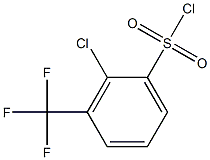 2 -氯-3 -(三氟甲基)苯- 1 -磺酰氯 结构式