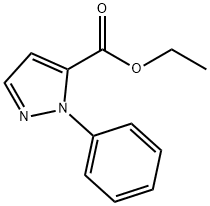 1 - 苯基- 1H -吡唑-5 - 羧酸乙酯 结构式