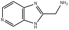 2-氨甲基-3H-咪唑并[4,5-C]吡啶 结构式
