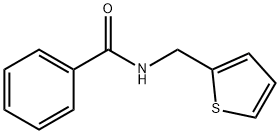 N-(噻吩-2-甲基)苯甲酰胺 结构式
