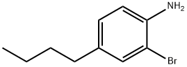 2-BROMO-4-N-BUTYLANILINE 结构式