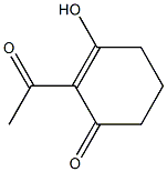 2-acetyl-3-hydroxycyclohex-2-enone 结构式