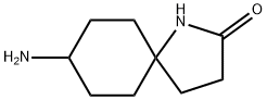 8-氨基-1-氮杂螺[4.5]癸-2-酮盐酸盐 结构式