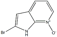 2-broMo-1H-pyrrolo[2,3-b]pyridine 7-oxide 结构式