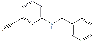 6-(benzylaMino)picolinonitrile 结构式