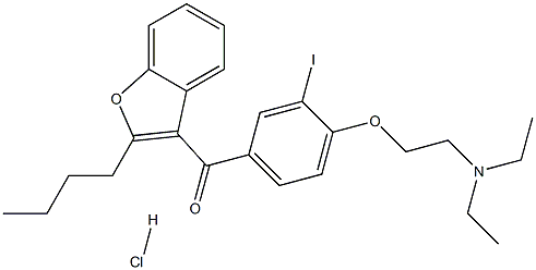 盐酸胺碘酮杂质C 结构式