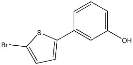 3-(5-broMothiophen-2-yl)phenol 结构式