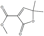 Methyl 5,5-diMethyl-2-oxo-2,5-dihydrofuran-3-carboxylate 结构式