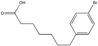 7-(4-broMo-phenyl)-heptanoic acid 结构式