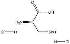 D-硒代半胱氨酸盐酸盐 结构式