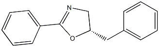 (S)-5-Benzyl-2-phenyl-4,5-dihydrooxazole 结构式