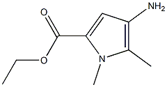 4-AMino-1,5-diMethyl-1H-pyrrole-2-carboxylic acid ethyl ester 结构式