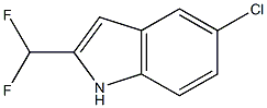 5-Chloro-2-(difluoroMethyl)-1H-indole 结构式