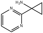 1-(嘧啶-2-基)环丙胺 结构式