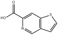 Thieno[3,2-c]pyridine-6-carboxylic acid 结构式