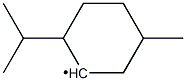 5-Methyl-2-(1-Methylethyl)cyclohexyl 结构式