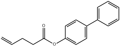 [1,1'-联苯] -4-基戊-4-烯酸酯 结构式