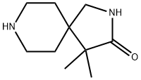 4,4-diMethyl-2,8-diazaspiro[4.5]decan-3-one 结构式