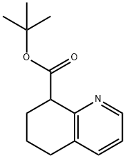 5,6,7,8-四氢喹啉-8-羧酸叔丁酯 结构式