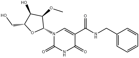 5-BenzylaMinocarbony-2'-O-Methyl-uridine 结构式