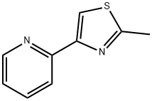 2-甲基-4-(2-吡啶基)噻唑 结构式