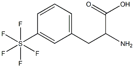 3-(五氟硫代)-DL-苯丙氨酸,97% 结构式