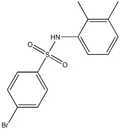 4-溴-N-(2,3-二甲基苯基)苯磺酰胺,97% 结构式