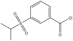 3-(isopropylsulfonyl)benzoyl chloride 结构式